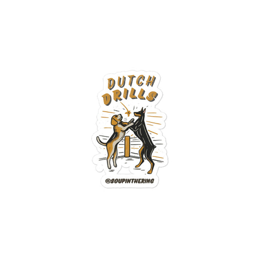 Dutch drills stickers